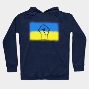 UKRAINE Flag Vintage Distressed Hoodie